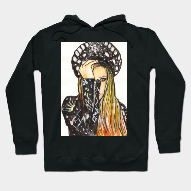 Singer Hoodie by Svetlana Pelin